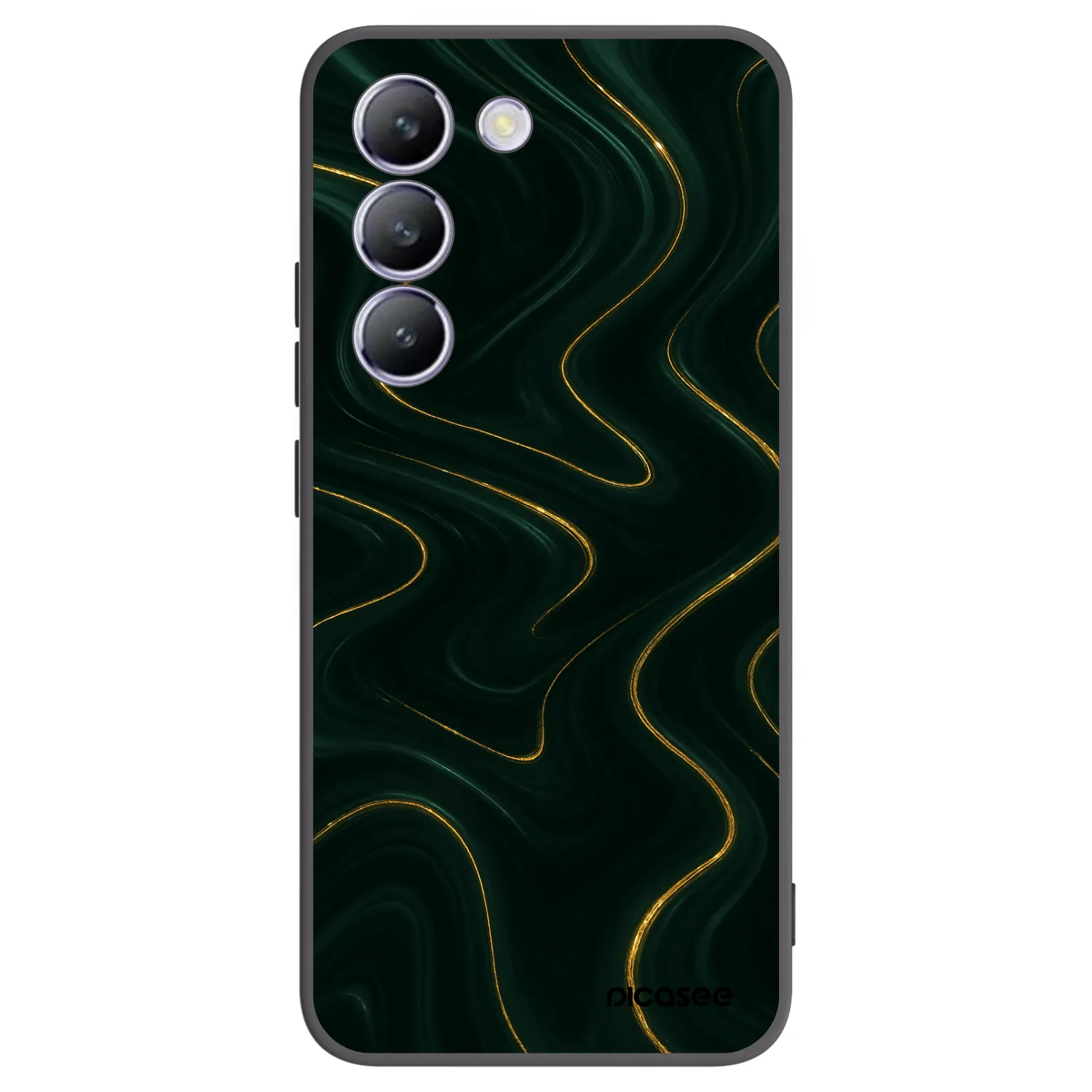 Picasee crna silikonska maskica za Vivo V40 SE 5G - Vawes