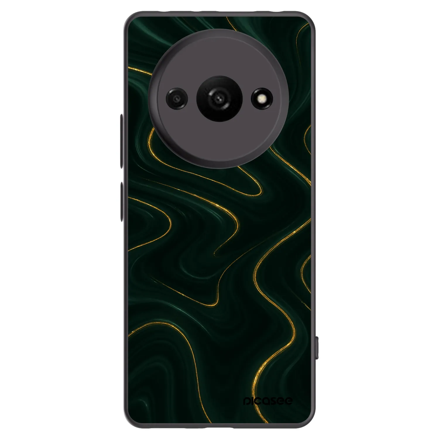 Picasee crna silikonska maskica za Xiaomi Redmi A3 - Vawes