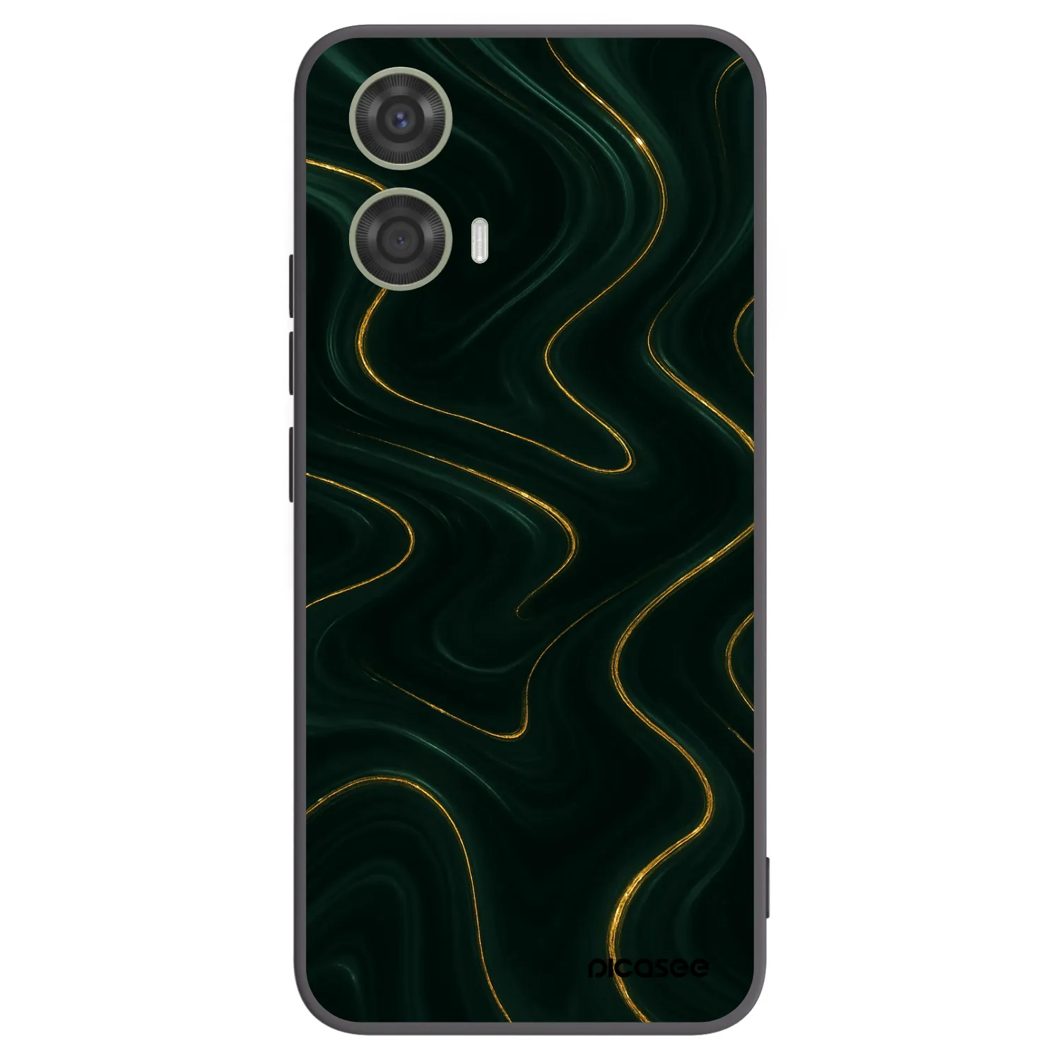 Picasee crna silikonska maskica za Motorola Moto G24 - Vawes