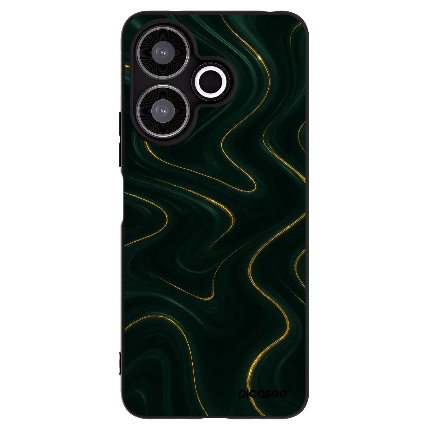 Picasee crna silikonska maskica za Xiaomi Redmi 13 4G - Vawes