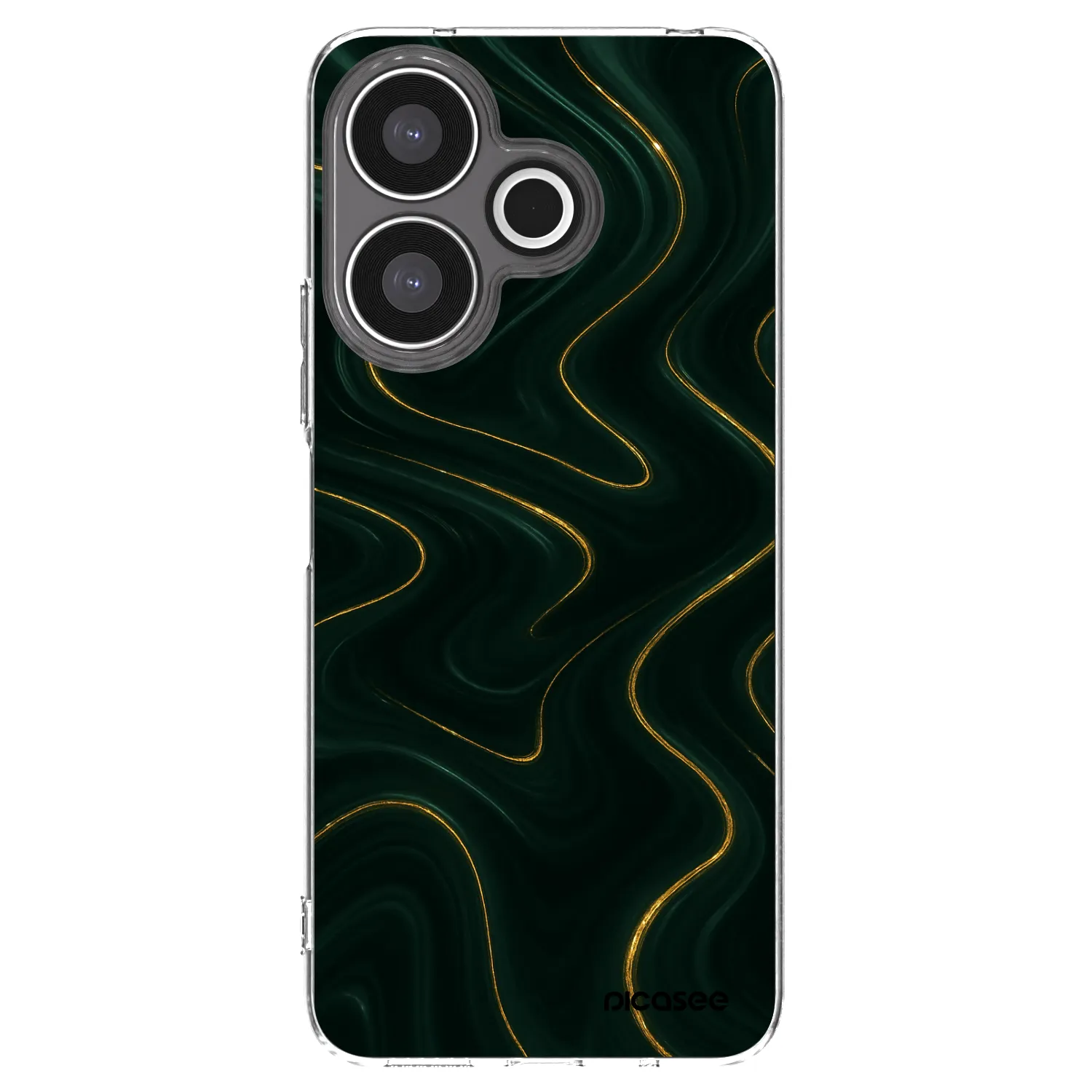 Picasee silikonska prozirna maskica za Xiaomi Redmi 13 4G - Vawes