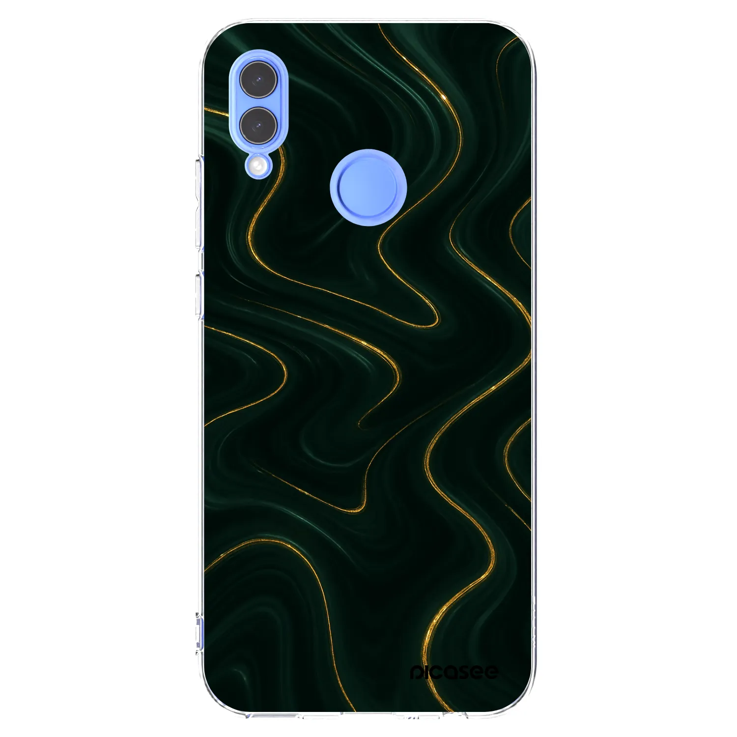 Picasee silikonska prozirna maskica za Honor 10 Lite - Vawes