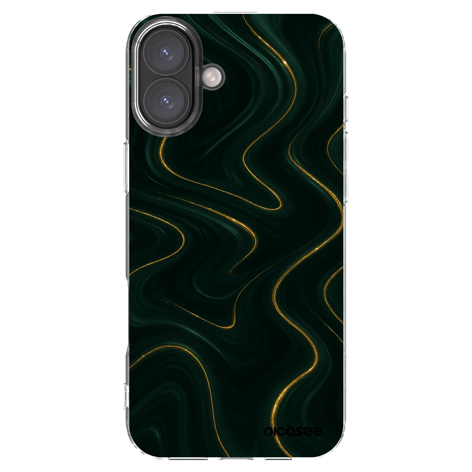 Picasee silikonska prozirna maskica za Apple iPhone 16 Plus - Vawes