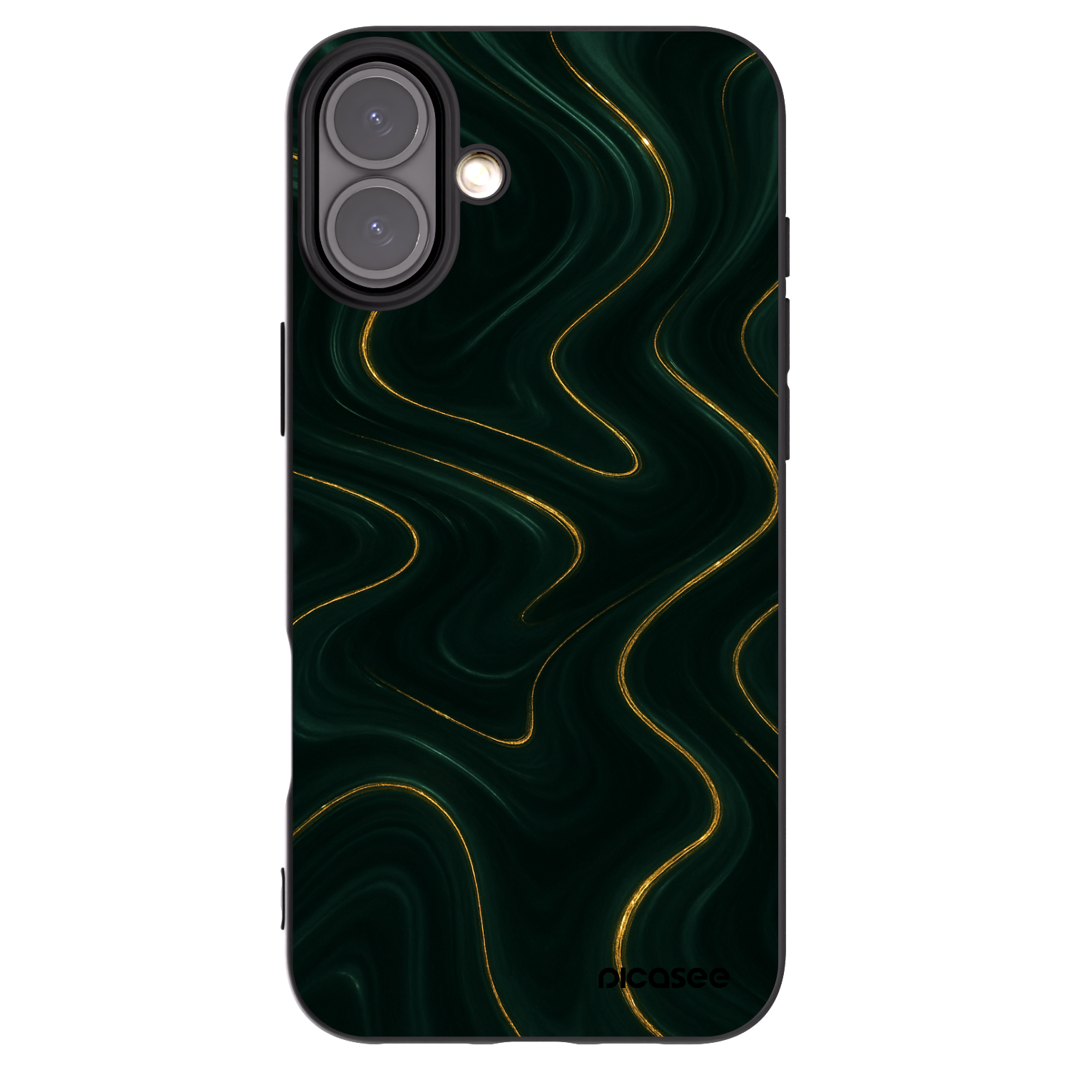 Picasee crna silikonska maskica za Apple iPhone 16 Plus - Vawes