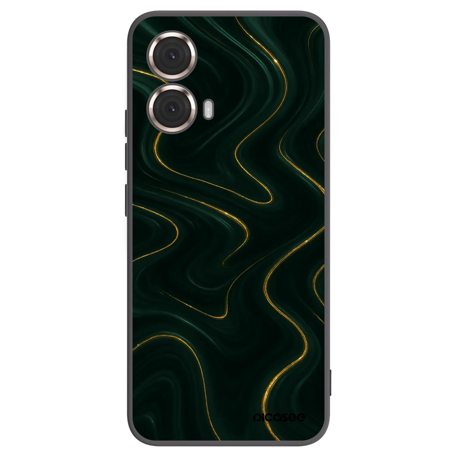 Picasee crna silikonska maskica za Motorola Moto G85 - Vawes
