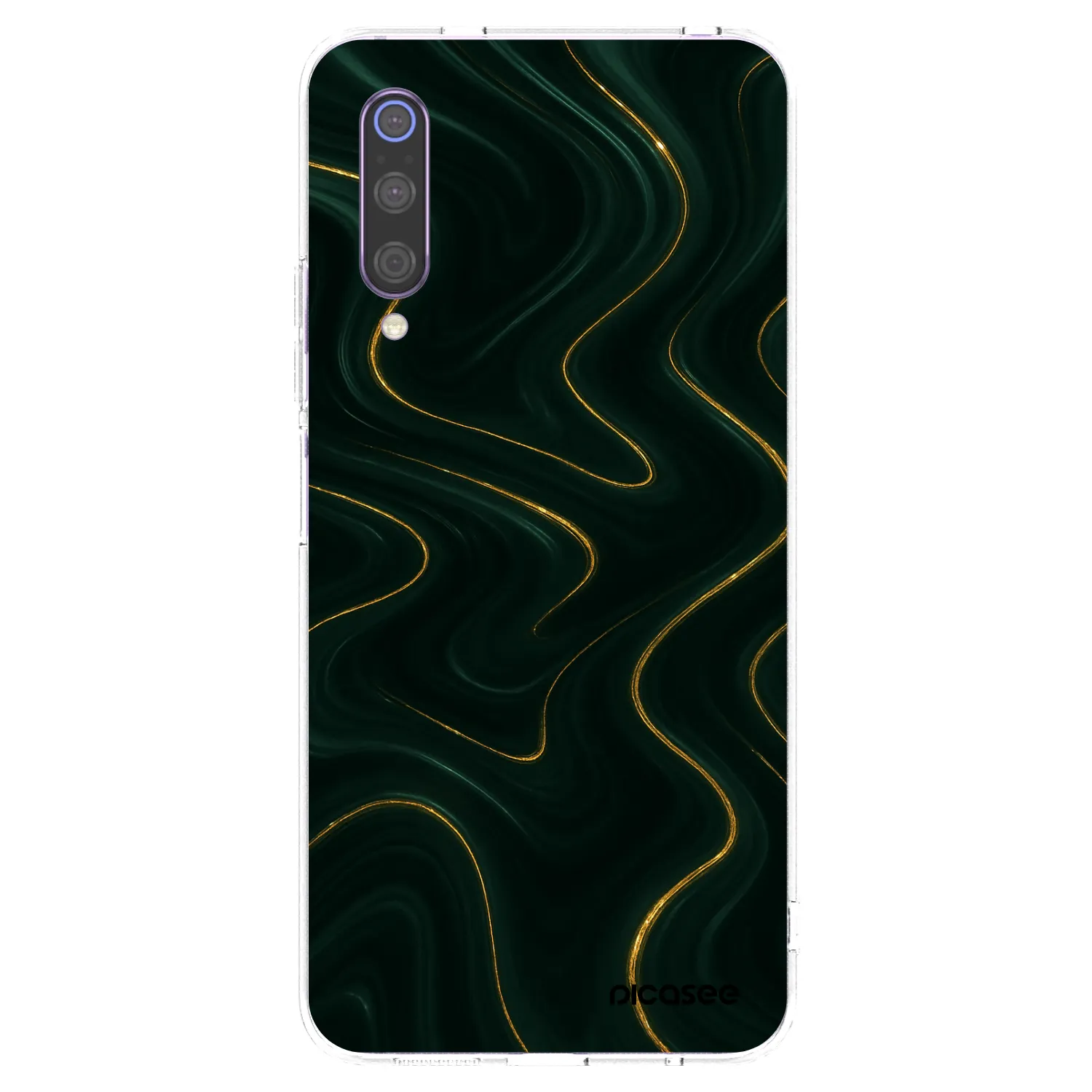 Picasee silikonska prozirna maskica za Xiaomi Mi 9 - Vawes