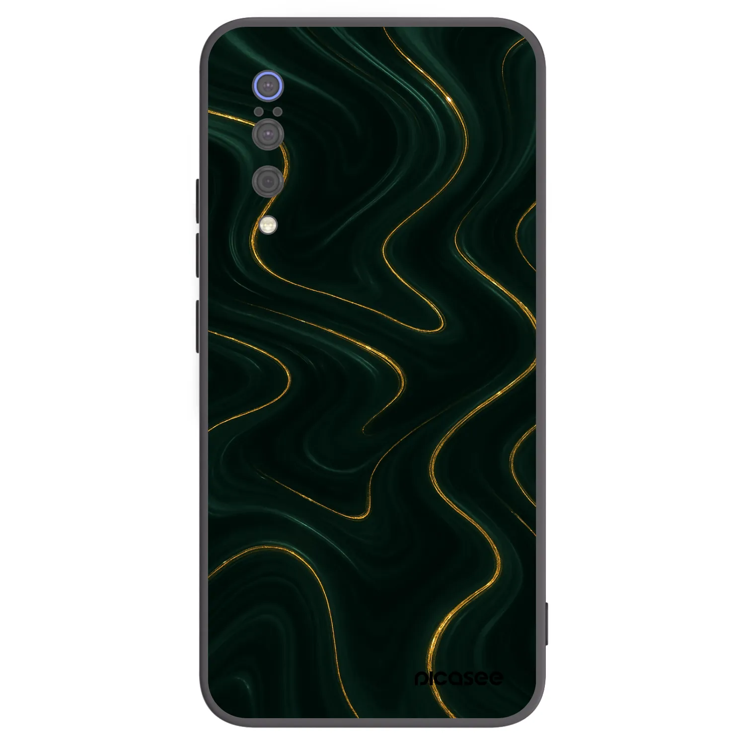 Picasee crna silikonska maskica za Xiaomi Mi 9 - Vawes