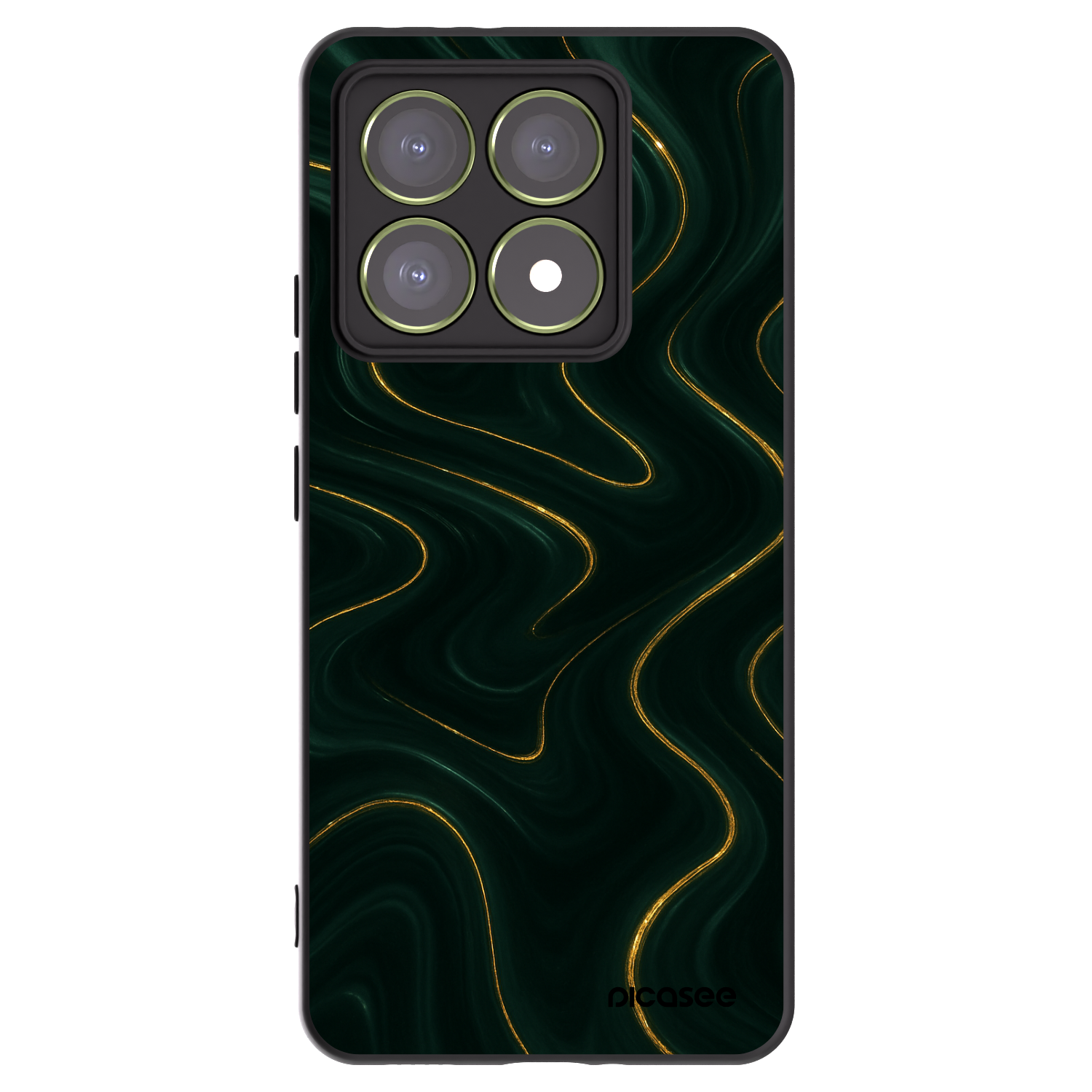 Picasee crna silikonska maskica za Xiaomi 14T - Vawes