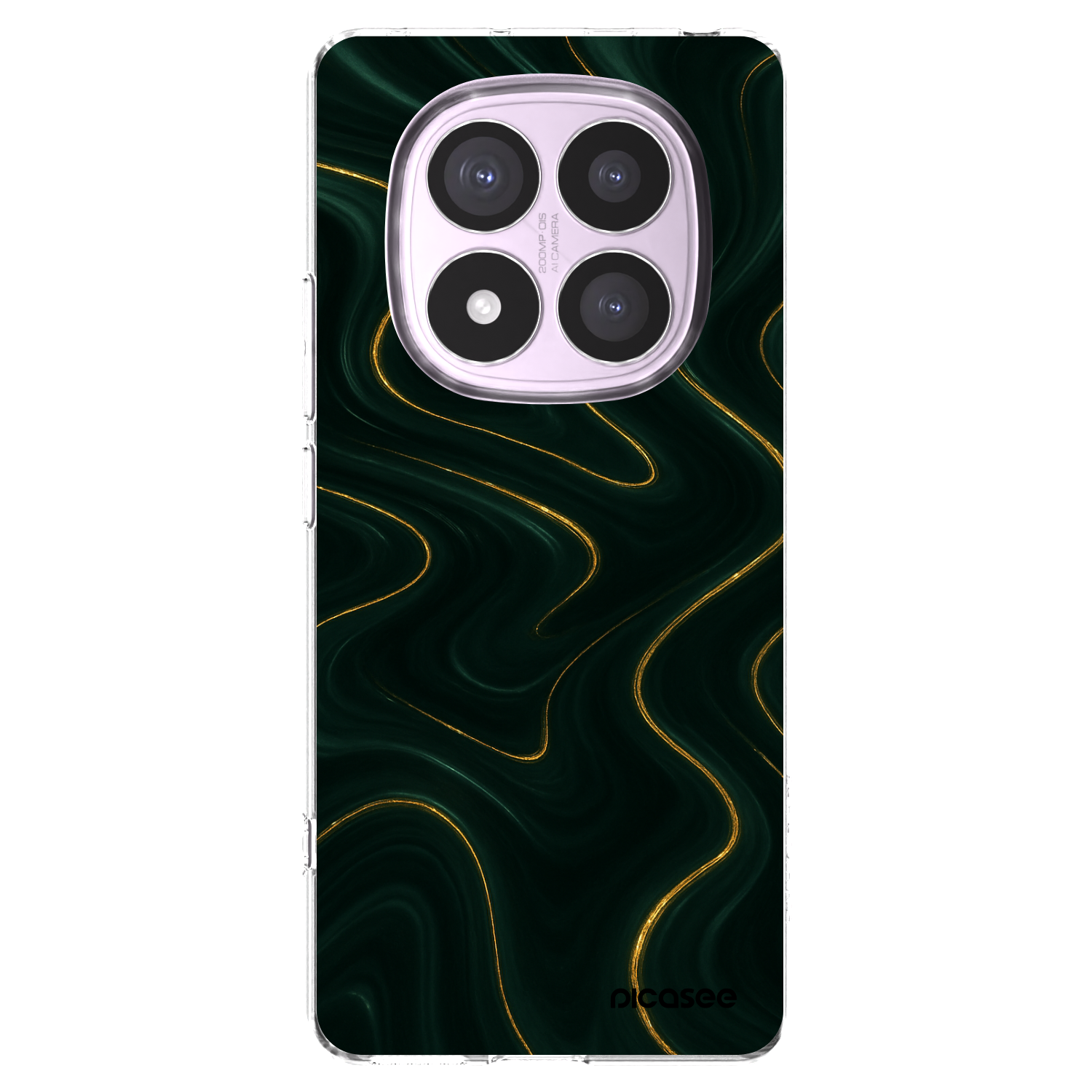 Picasee silikonska prozirna maskica za Xiaomi Redmi Note 14 Pro 5G - Vawes