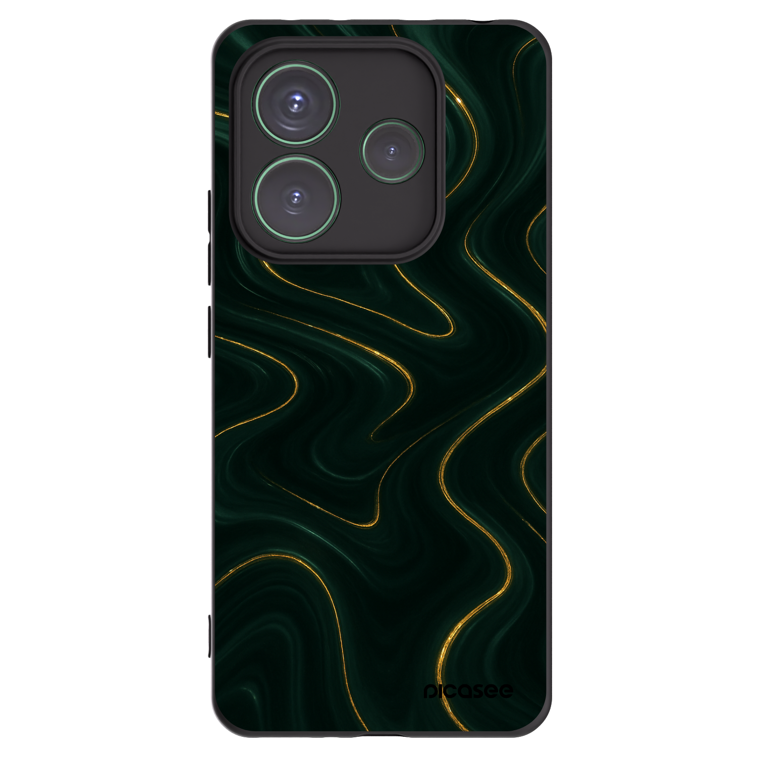 Picasee crna silikonska maskica za Xiaomi Redmi Note 14 5G - Vawes