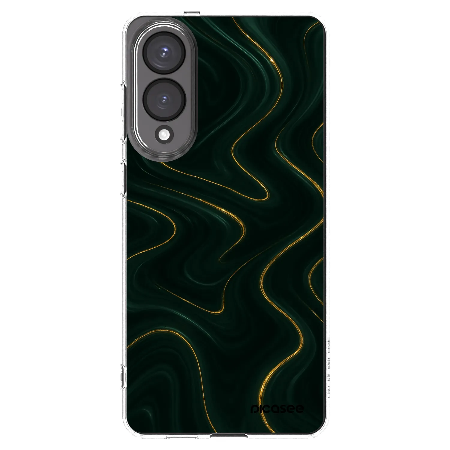 Picasee silikonska prozirna maskica za Samsung Galaxy S25 Edge 5G - Vawes