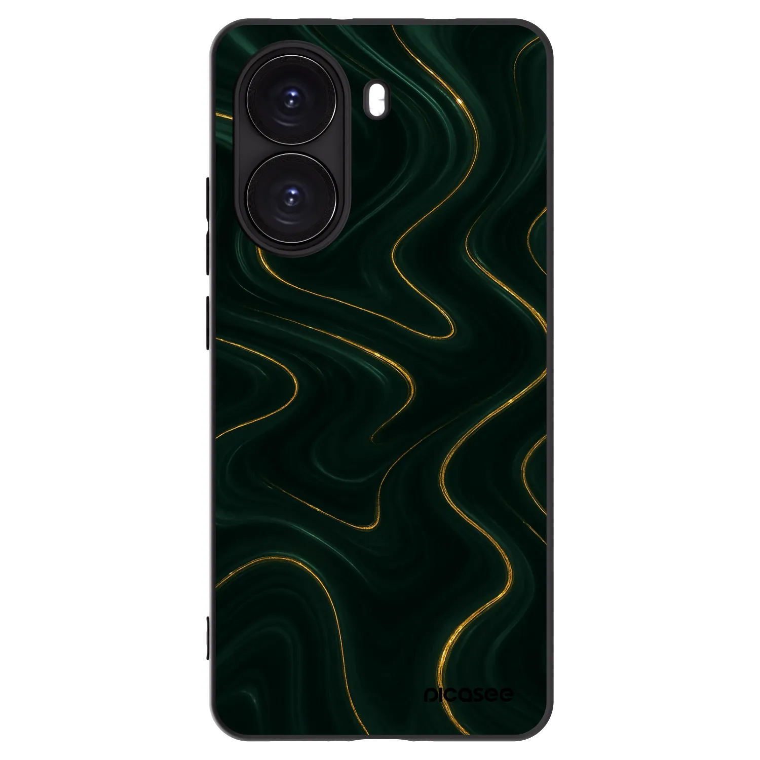 Picasee crna silikonska maskica za Xiaomi Poco X7 Pro 5G - Vawes