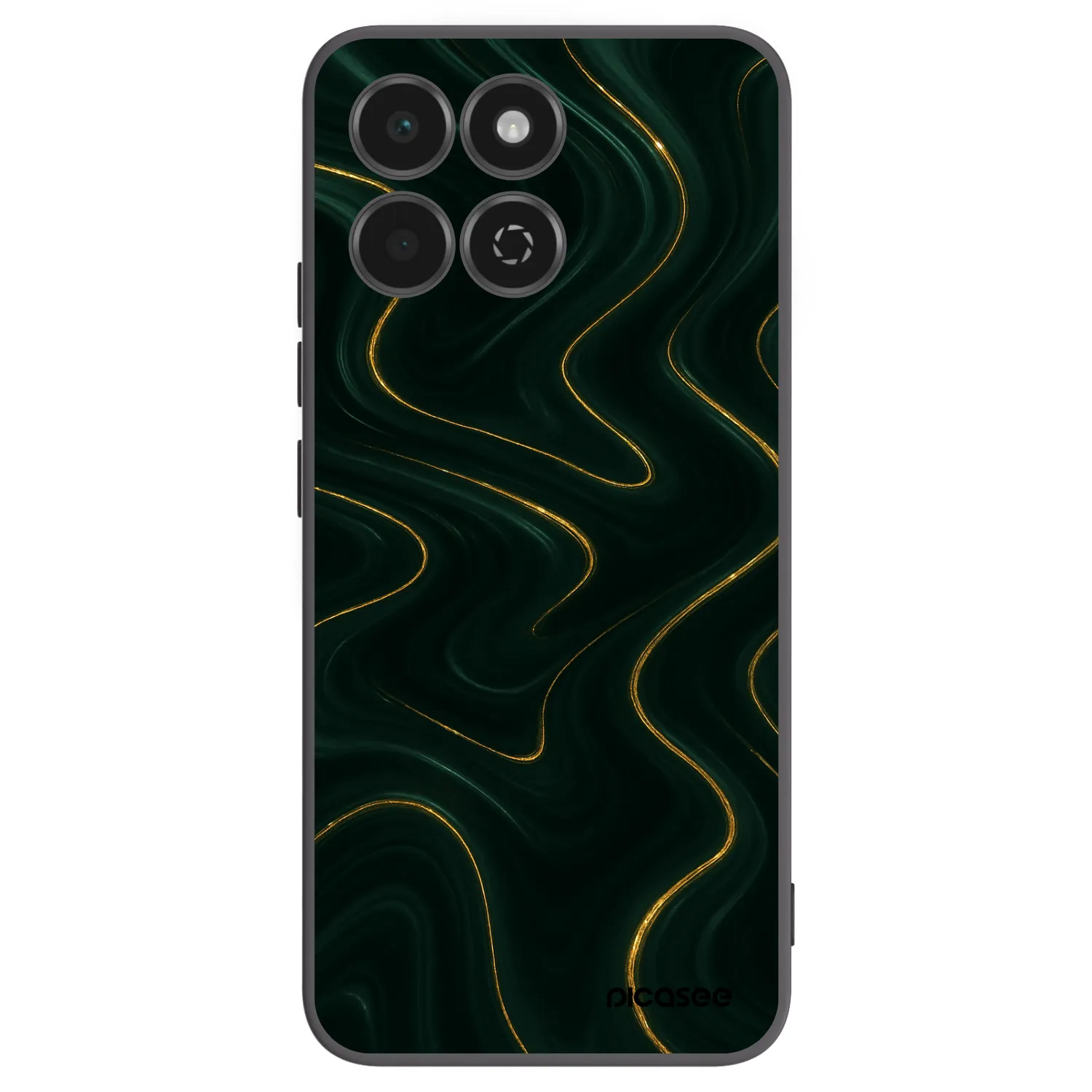 Picasee crna silikonska maskica za Honor 200 Smart 5G - Vawes