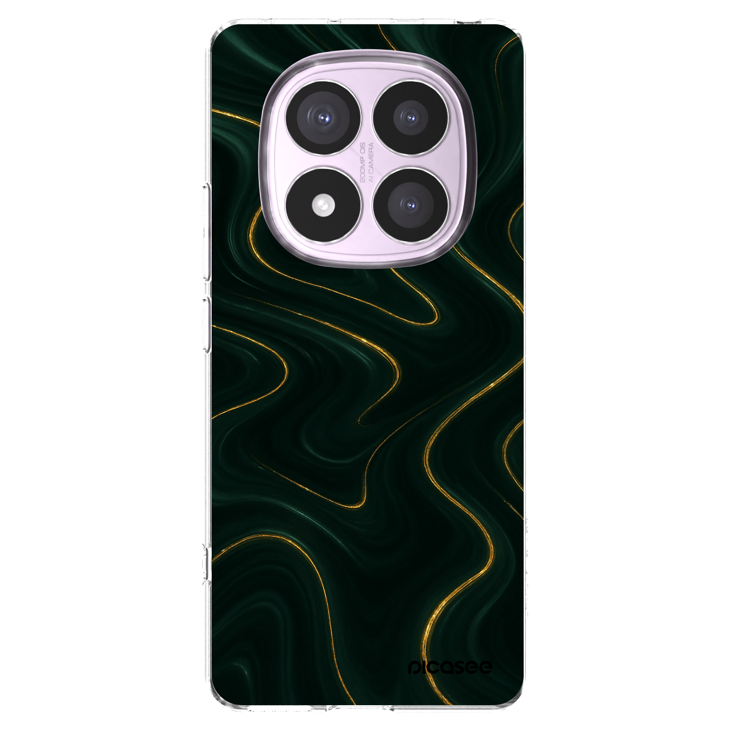 Picasee silikonska prozirna maskica za Xiaomi Redmi Note 14 Pro 4G - Vawes