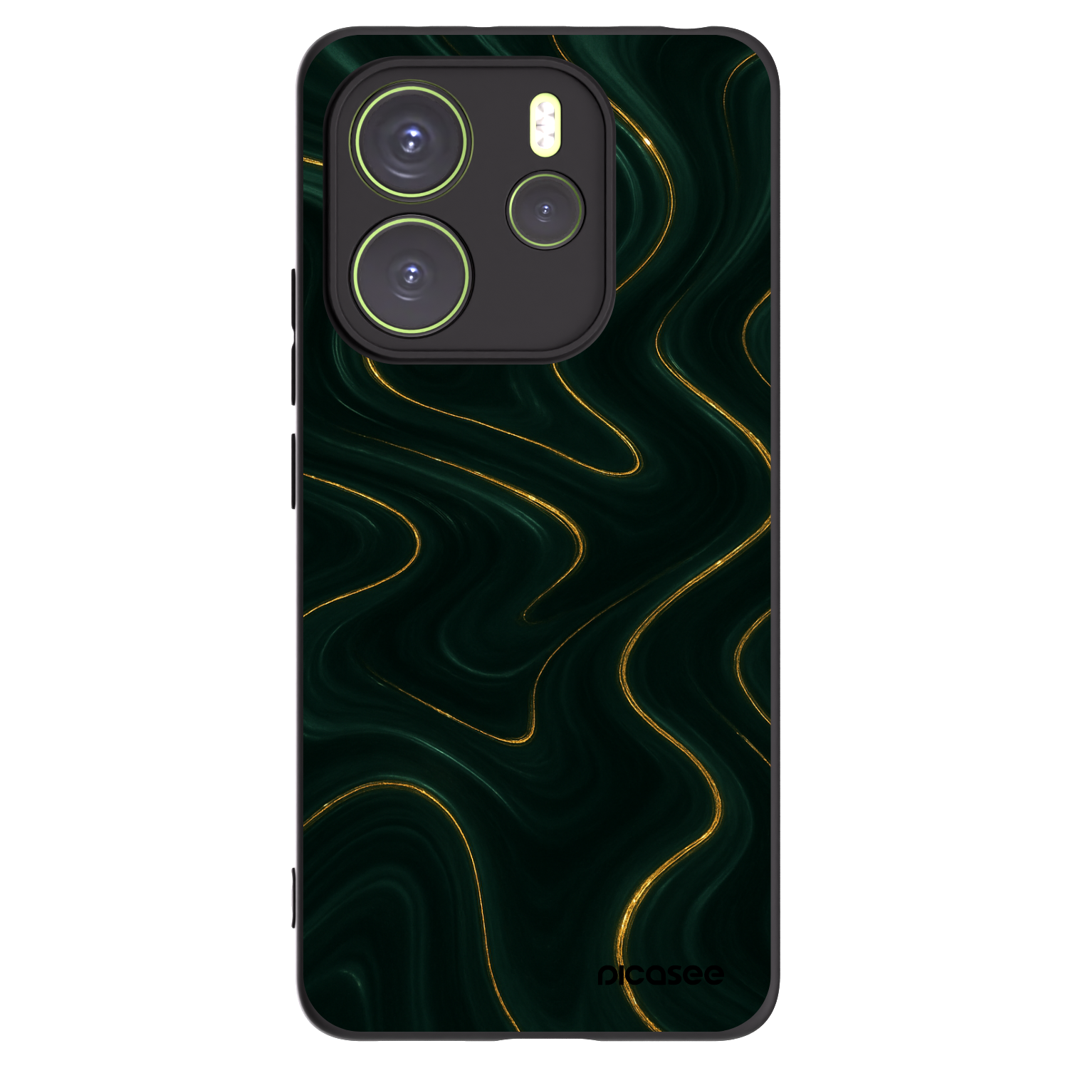 Picasee crna silikonska maskica za Xiaomi Redmi Note 14 4G - Vawes