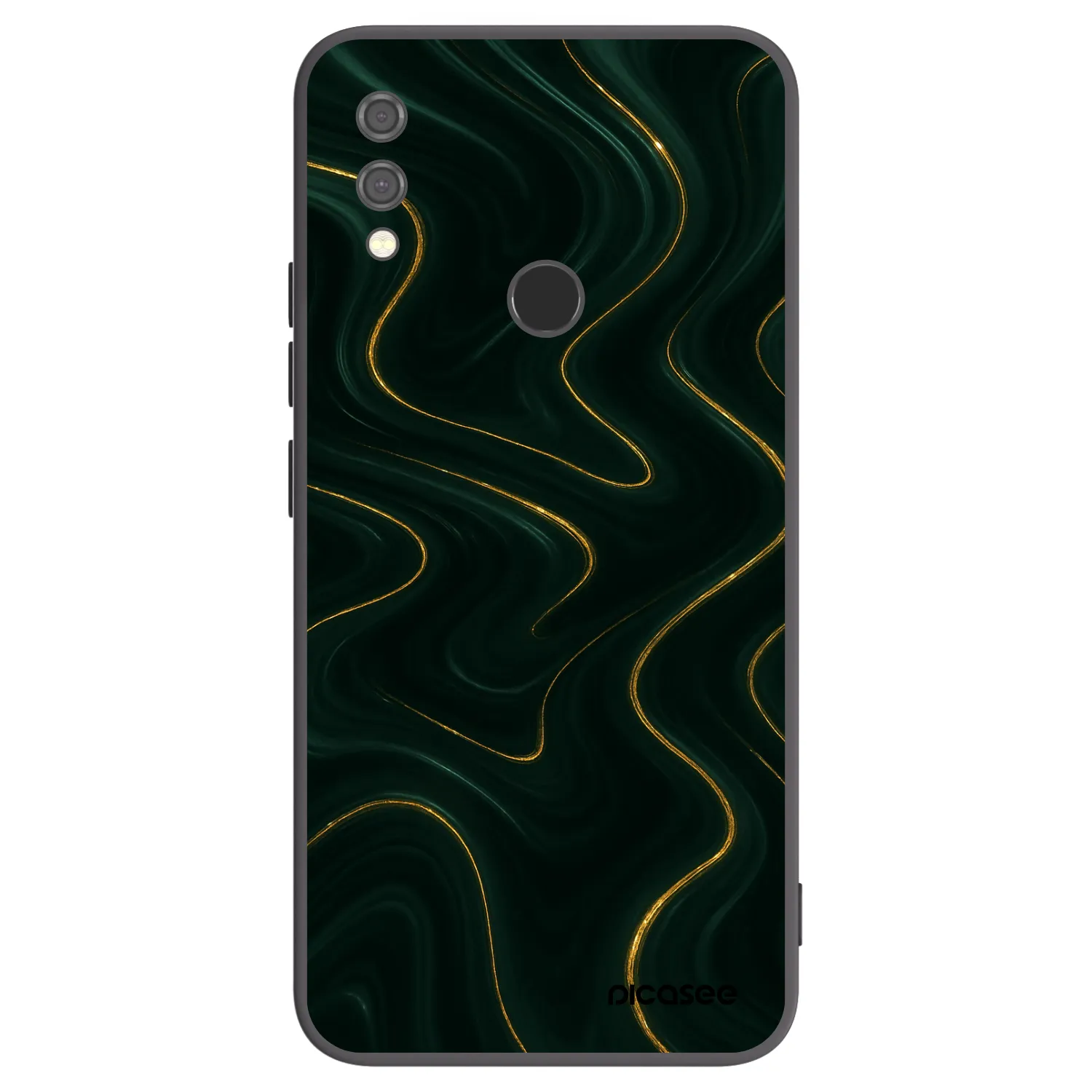 Picasee crna silikonska maskica za Xiaomi Redmi Note 7 - Vawes