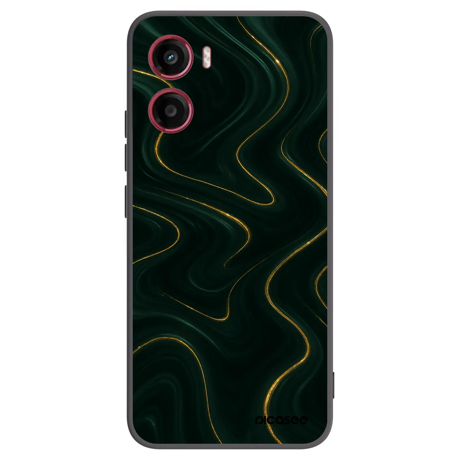 Picasee crna silikonska maskica za Motorola Moto G05 - Vawes