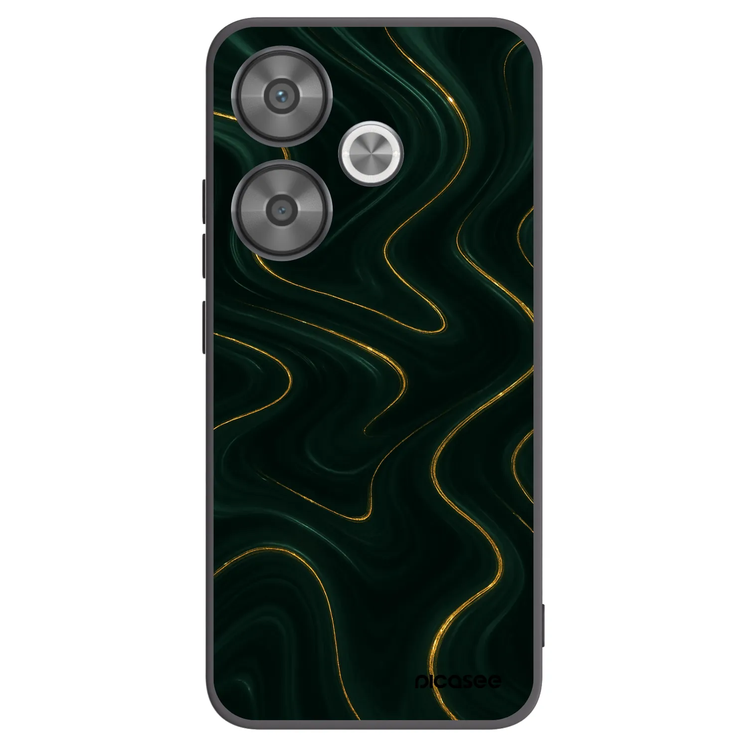 Picasee crna silikonska maskica za Xiaomi Poco F6 - Vawes