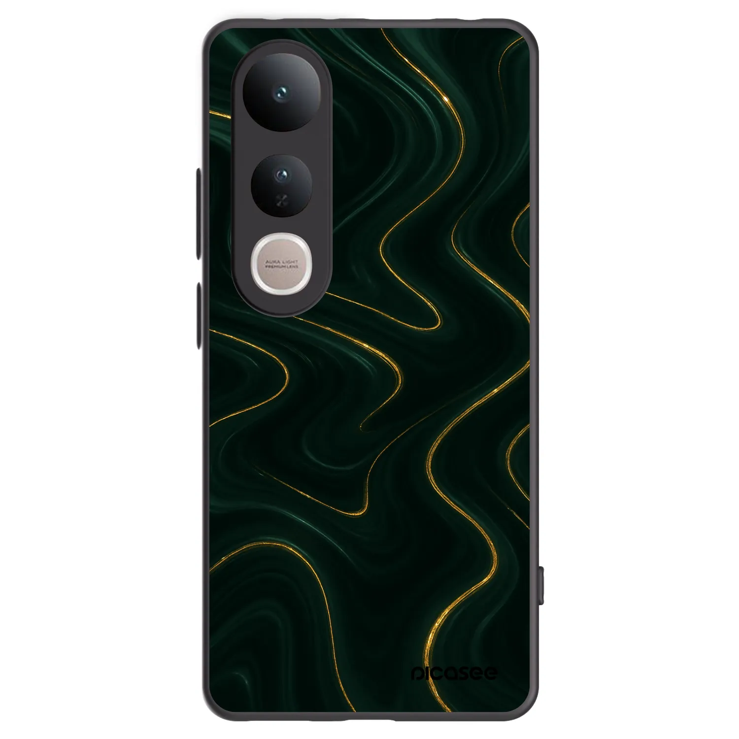 Picasee crna silikonska maskica za Vivo V50 Lite 5G - Vawes