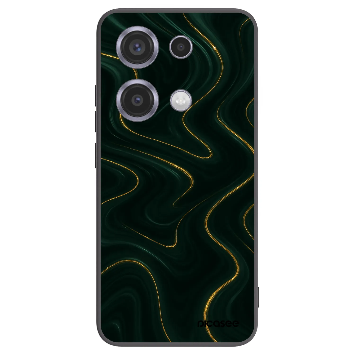 Picasee crna silikonska maskica za Xiaomi Redmi Note 14S - Vawes