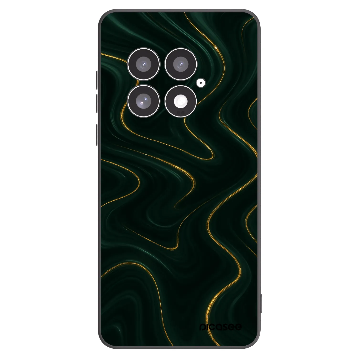 Picasee crna silikonska maskica za OnePlus 13 5G - Vawes