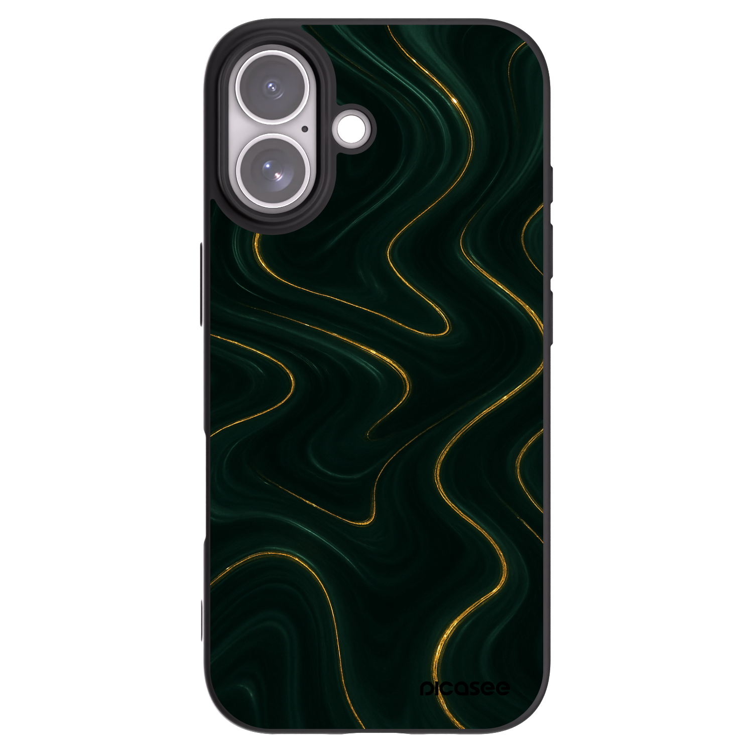 Picasee crna silikonska maskica za Apple iPhone 17 - Vawes
