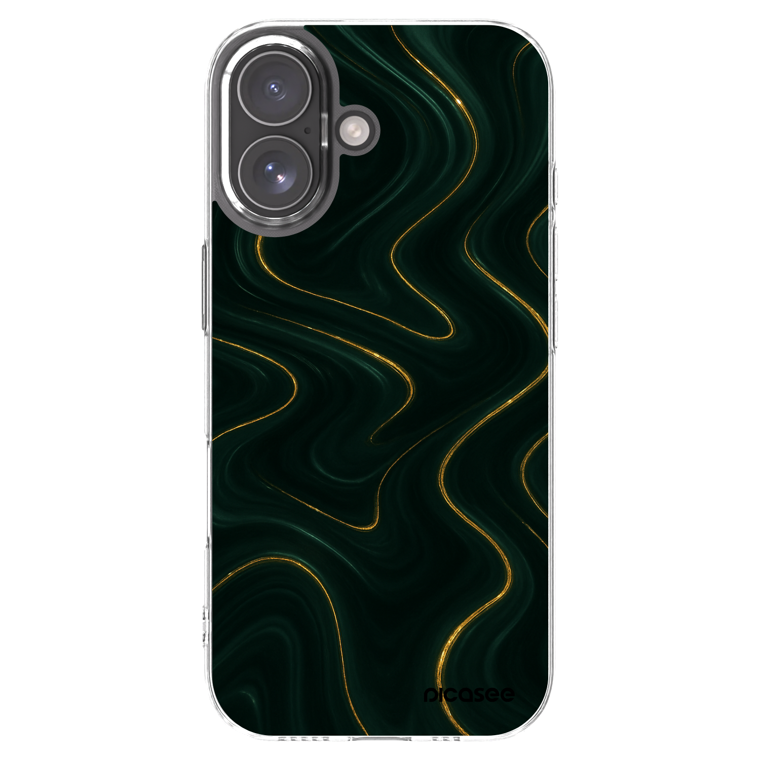 Picasee silikonska prozirna maskica za Apple iPhone 17 - Vawes