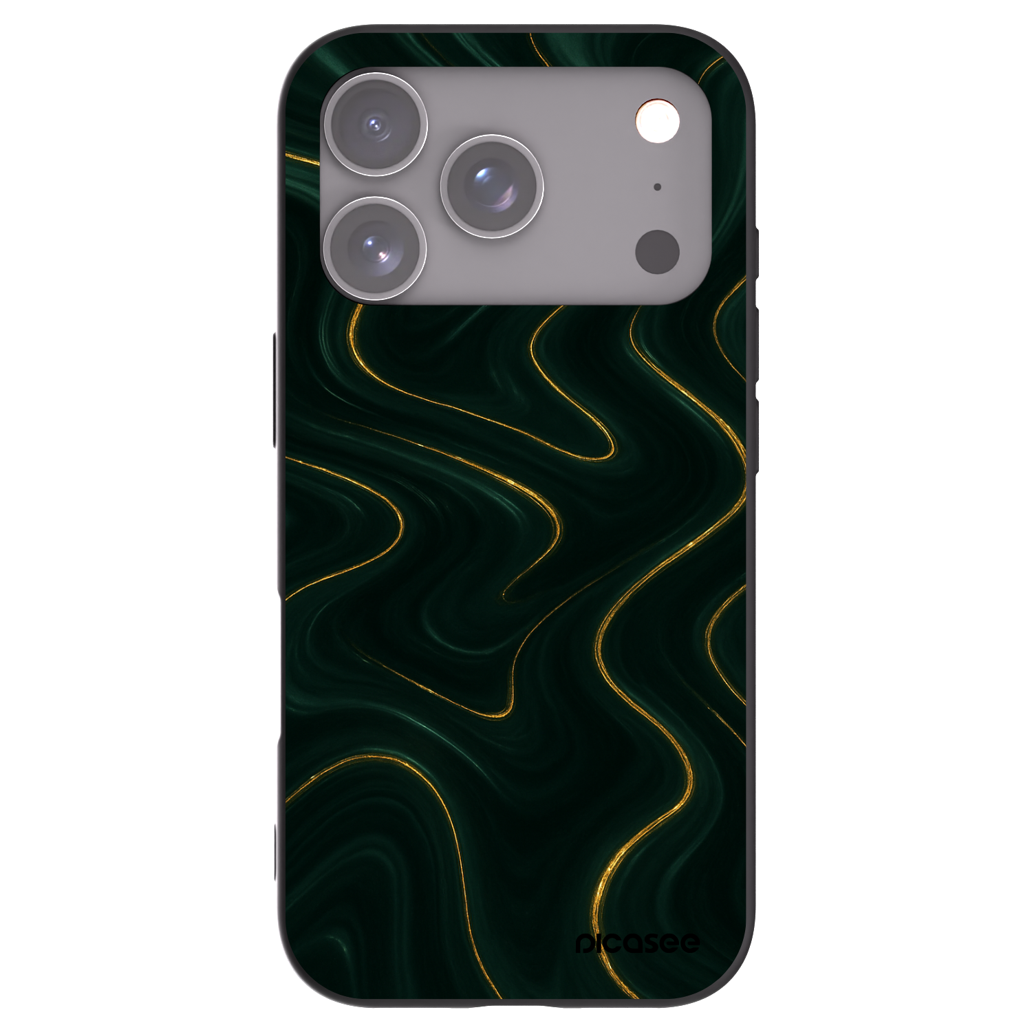 Picasee crna silikonska maskica za Apple iPhone 17 Pro - Vawes