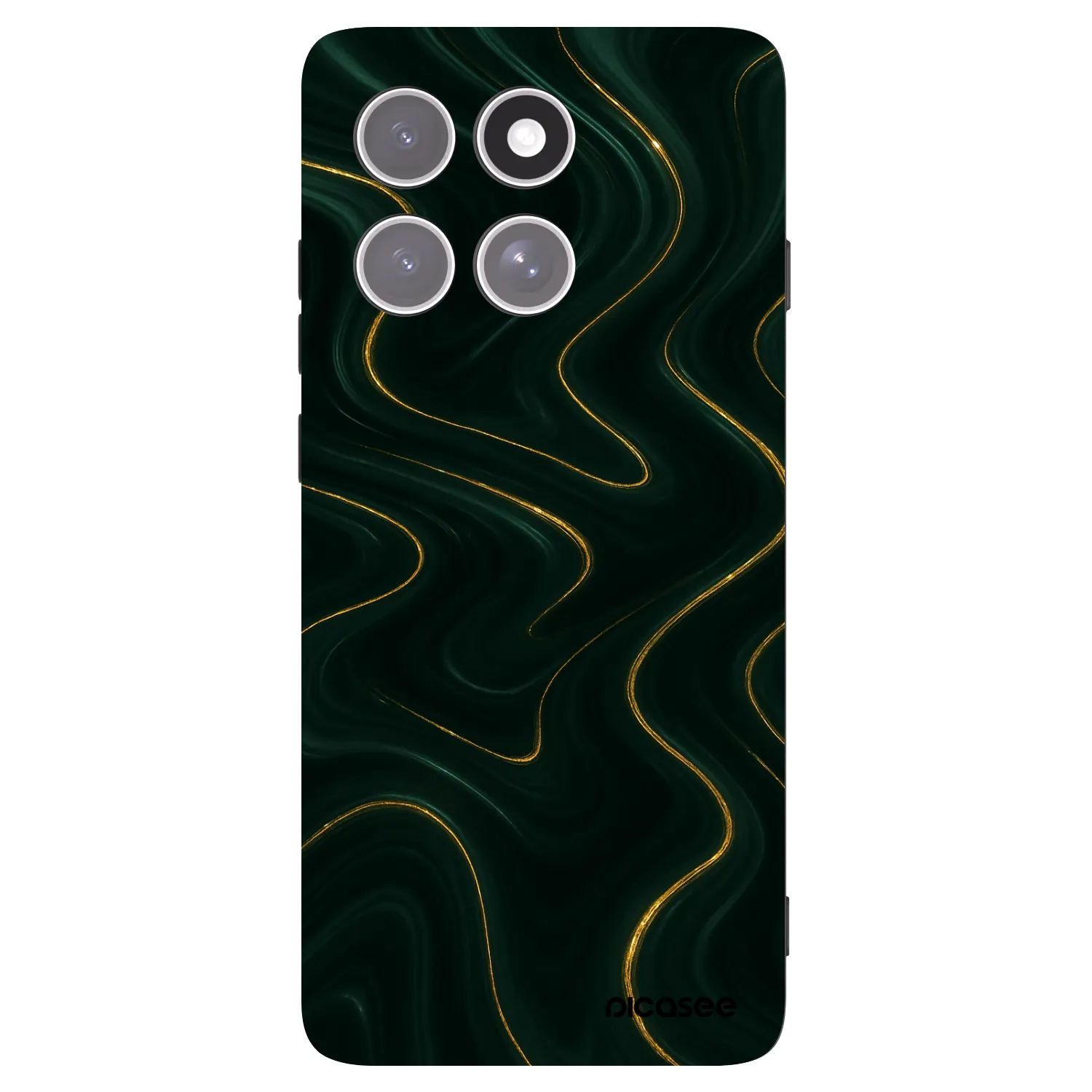 Picasee crna silikonska maskica za Motorola Edge 60 Pro - Vawes