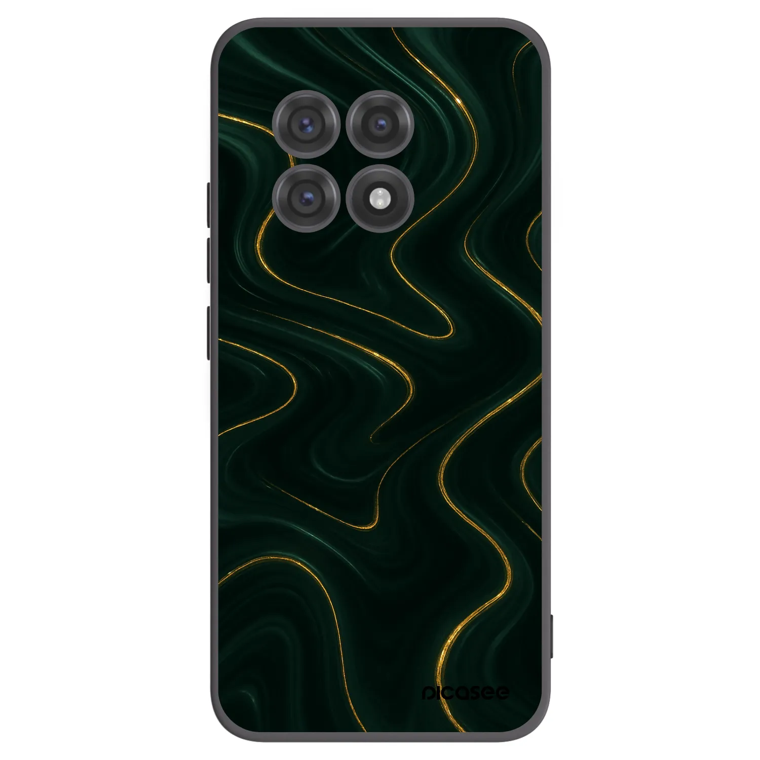 Picasee crna silikonska maskica za OnePlus 13R 5G - Vawes