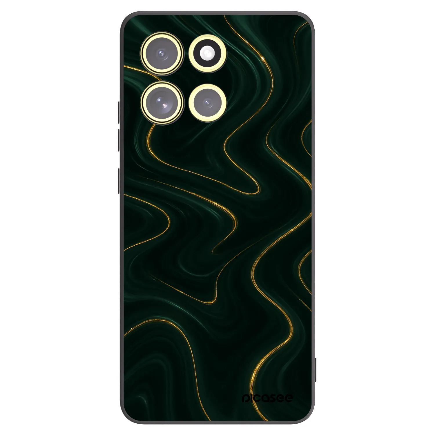 Picasee crna silikonska maskica za Motorola Moto G86 5G - Vawes