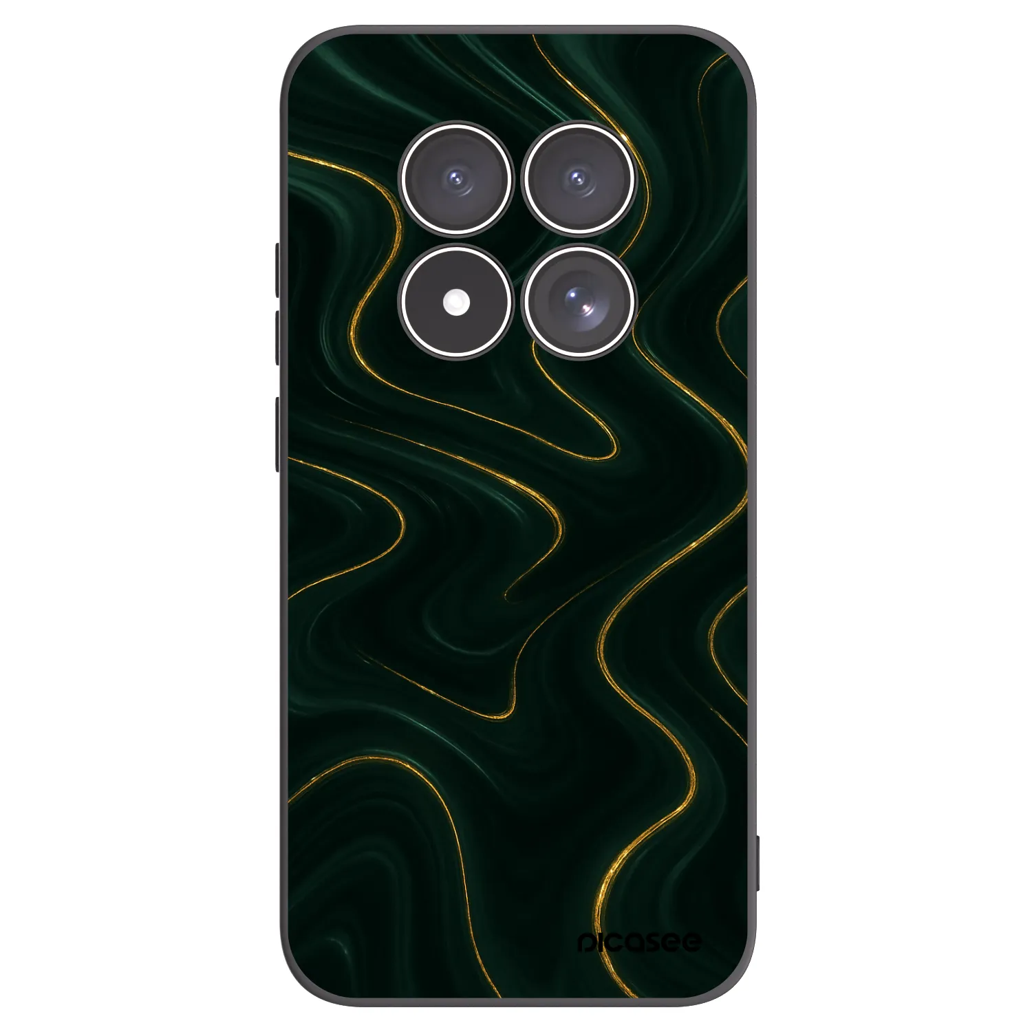 Picasee crna silikonska maskica za Xiaomi Redmi Note 15 Pro 4G - Vawes