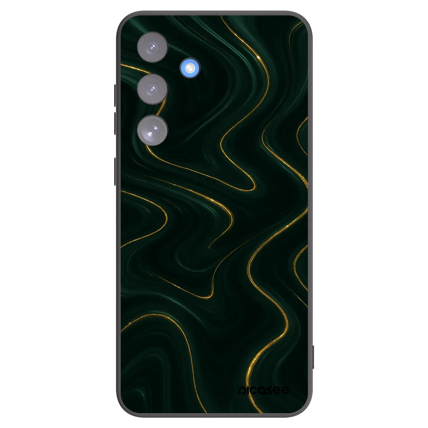 Picasee crna silikonska maskica za Samsung Galaxy S25 FE 5G - Vawes