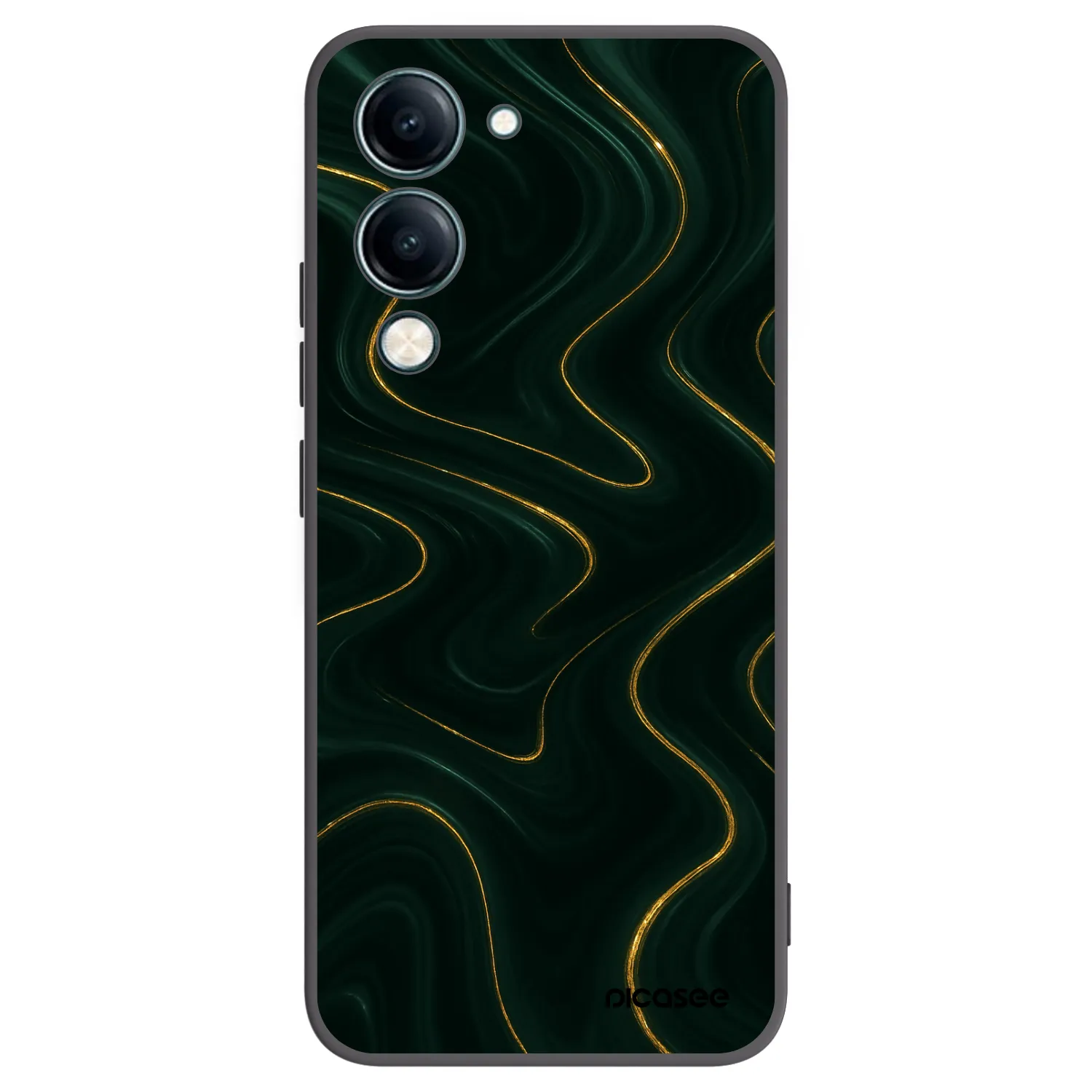 Picasee crna silikonska maskica za Vivo Y29s 5G - Vawes