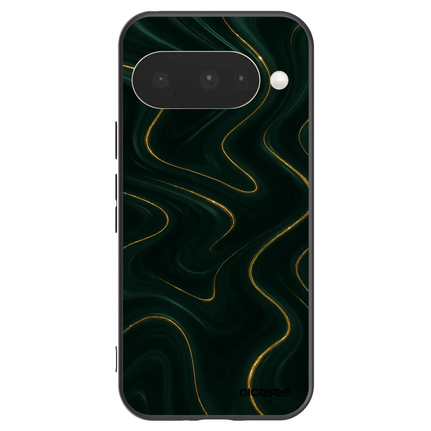 Picasee crna silikonska maskica za Google Pixel 10 - Vawes