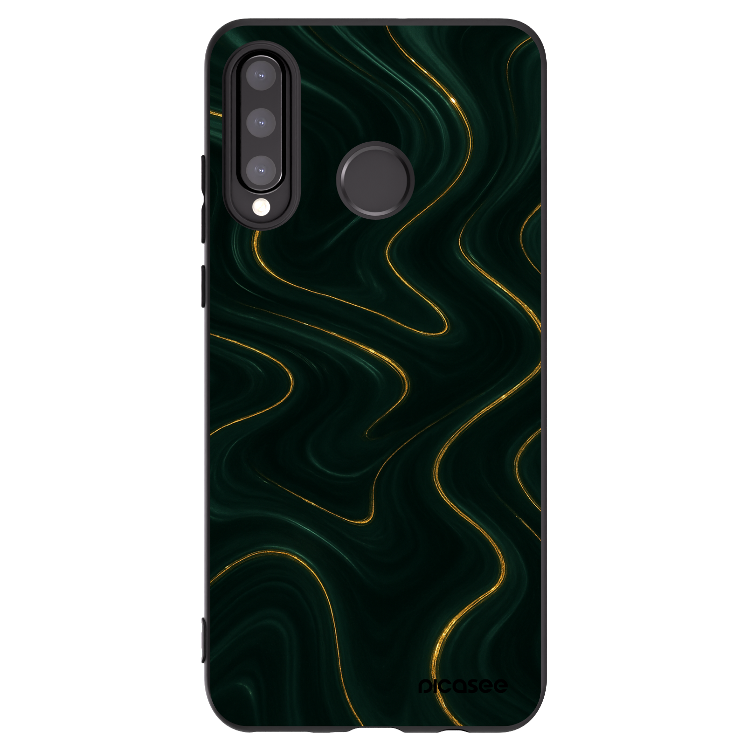 Picasee crna silikonska maskica za Huawei P30 Lite - Vawes