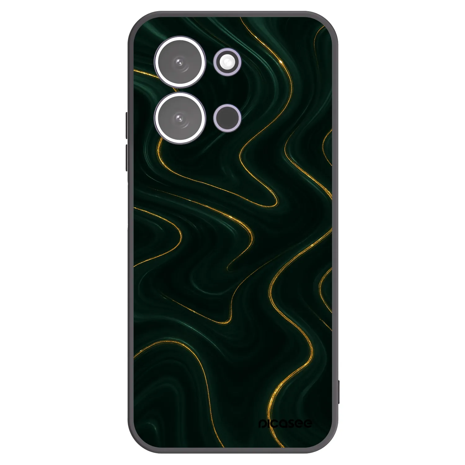 Picasee crna silikonska maskica za Xiaomi Redmi 15C 5G - Vawes