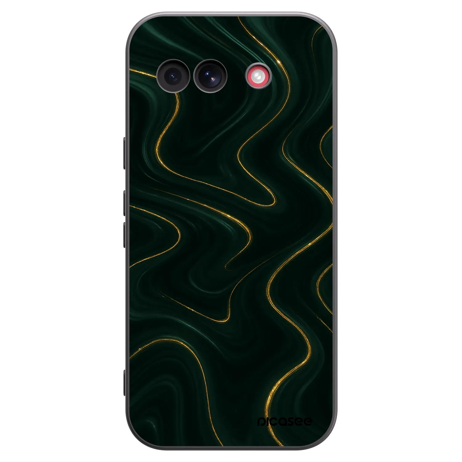 Picasee crna silikonska maskica za Google Pixel 10a - Vawes