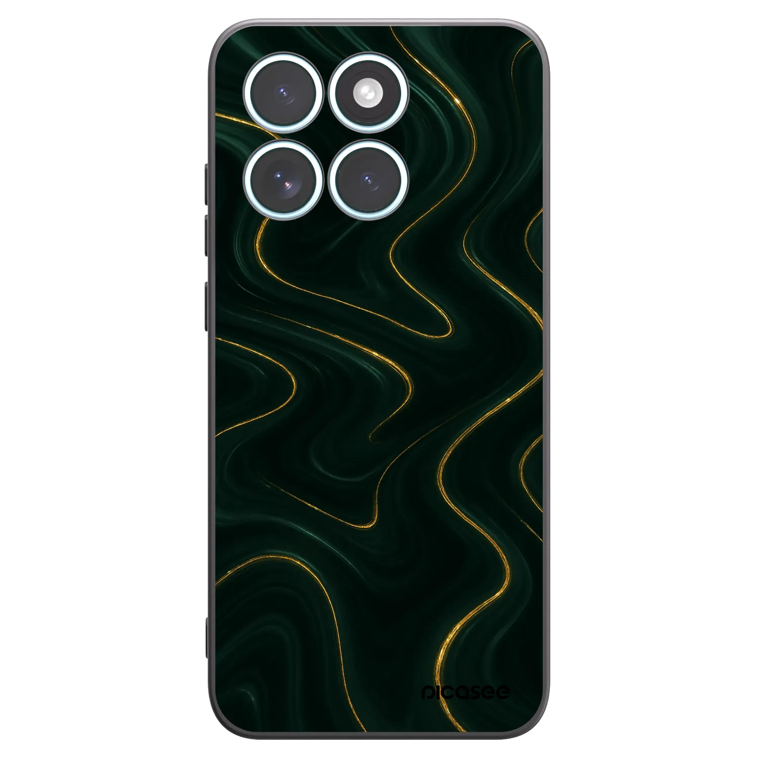 Picasee crna silikonska maskica za Motorola Edge 70 Fusion - Vawes