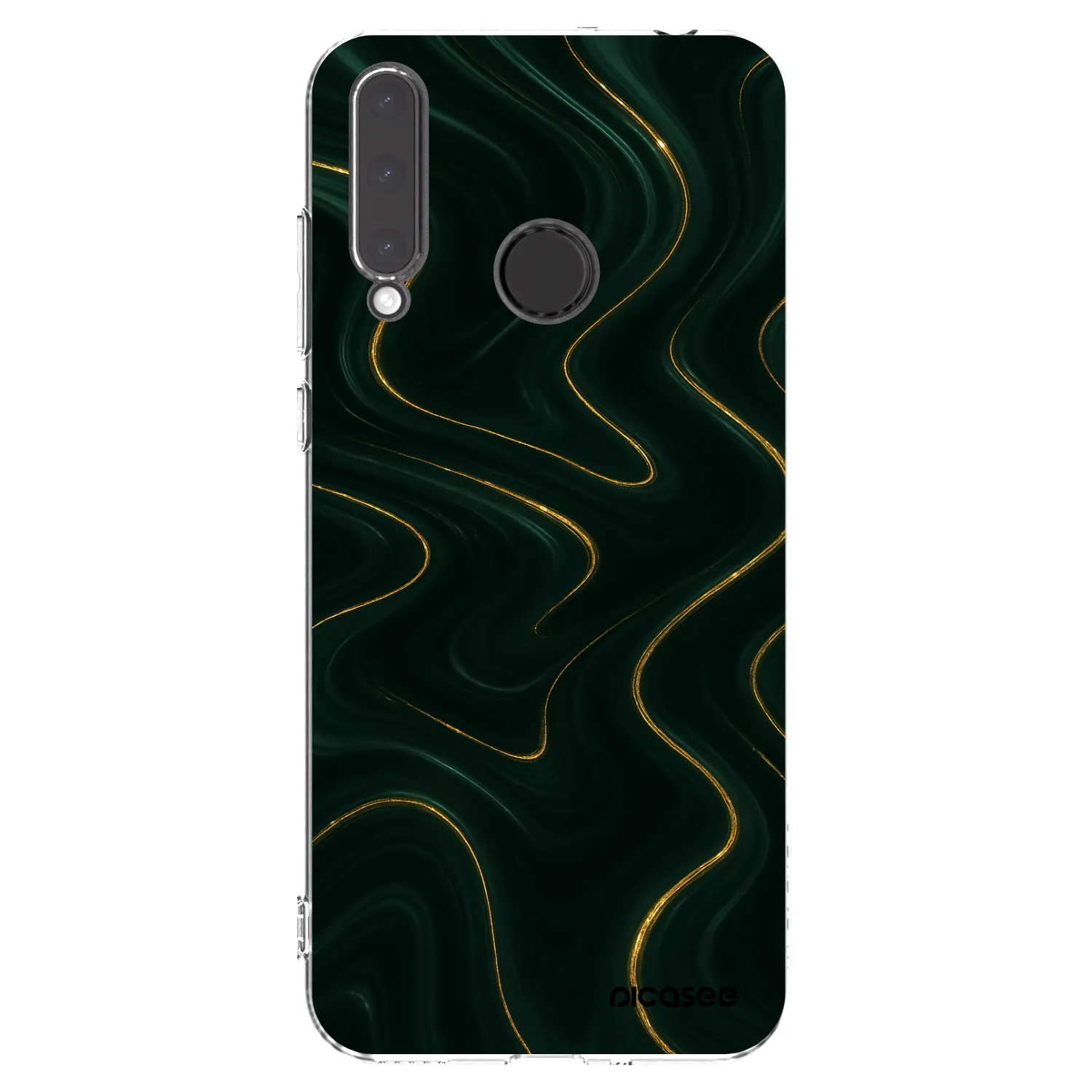 Picasee silikonska prozirna maskica za Honor 20 Lite - Vawes