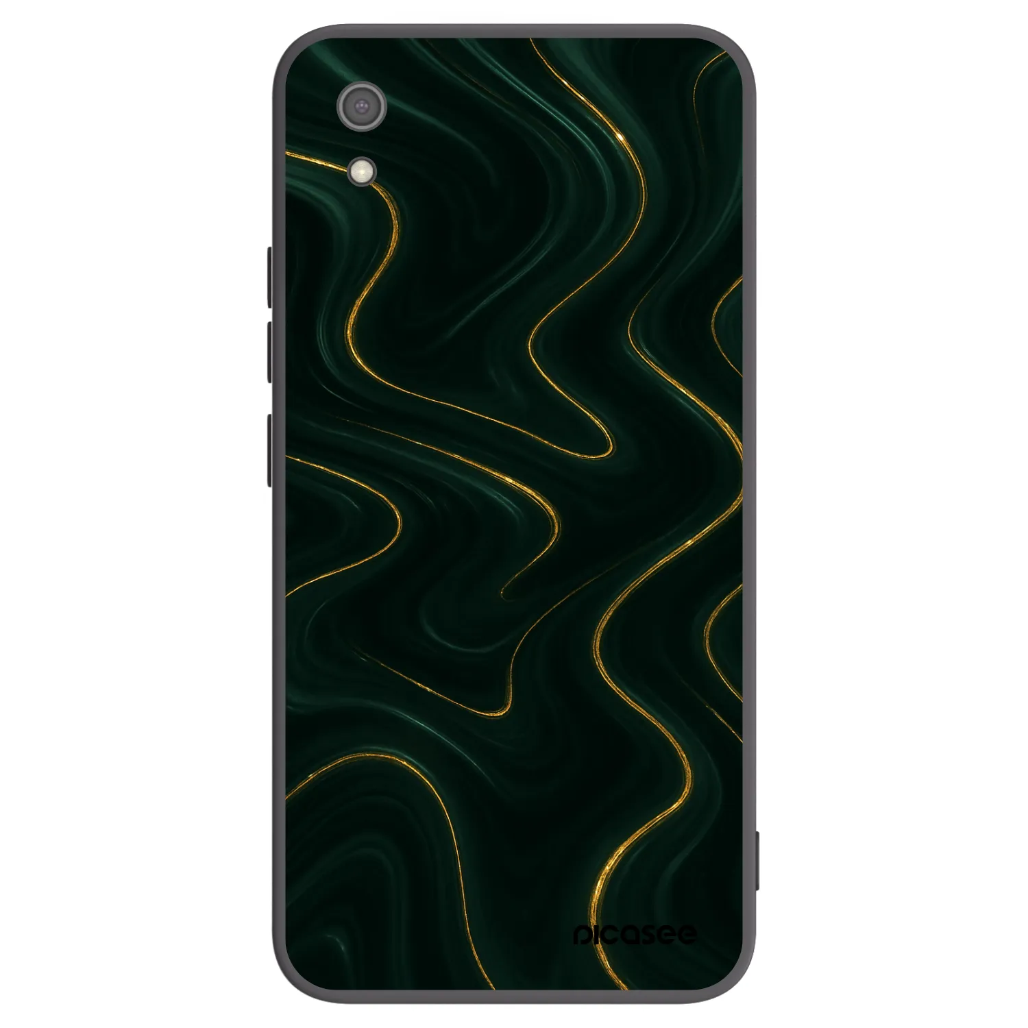 Picasee crna silikonska maskica za Xiaomi Redmi 7A - Vawes