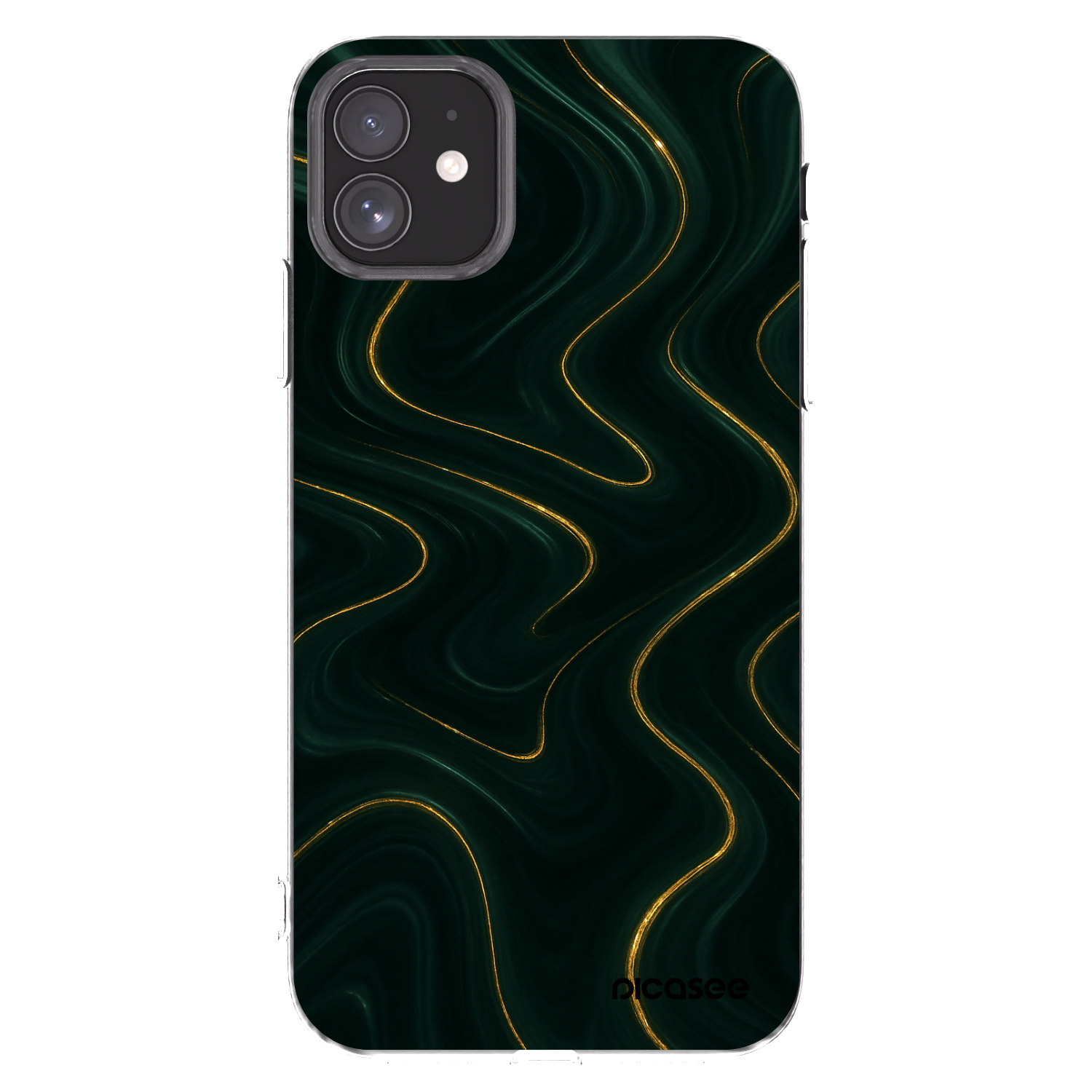 Picasee silikonska prozirna maskica za Apple iPhone 11 - Vawes
