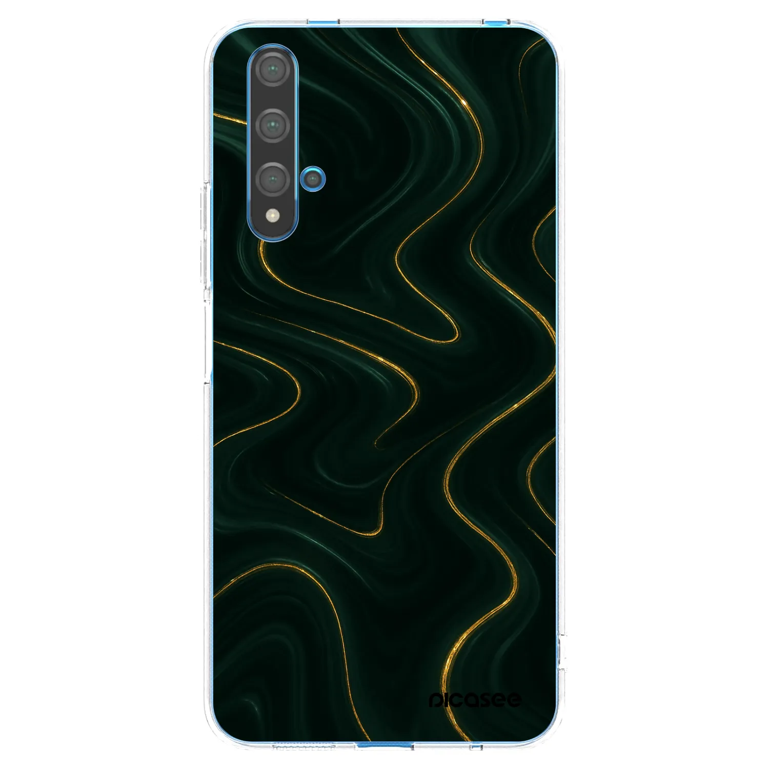 Picasee silikonska prozirna maskica za Huawei Nova 5T - Vawes