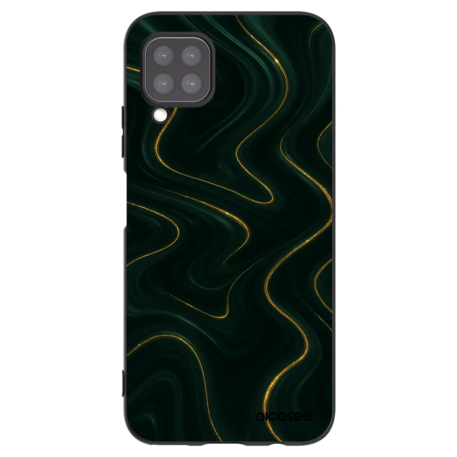 Picasee crna silikonska maskica za Huawei P40 Lite - Vawes
