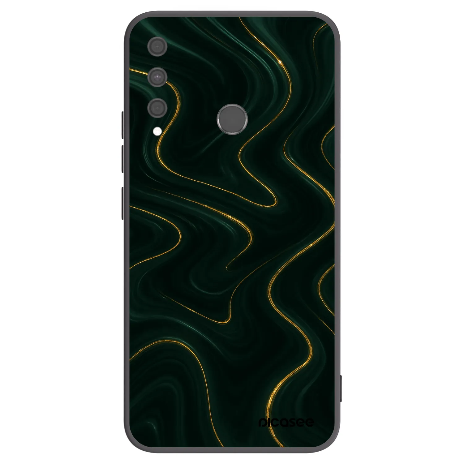 Picasee crna silikonska maskica za Huawei P40 Lite E - Vawes
