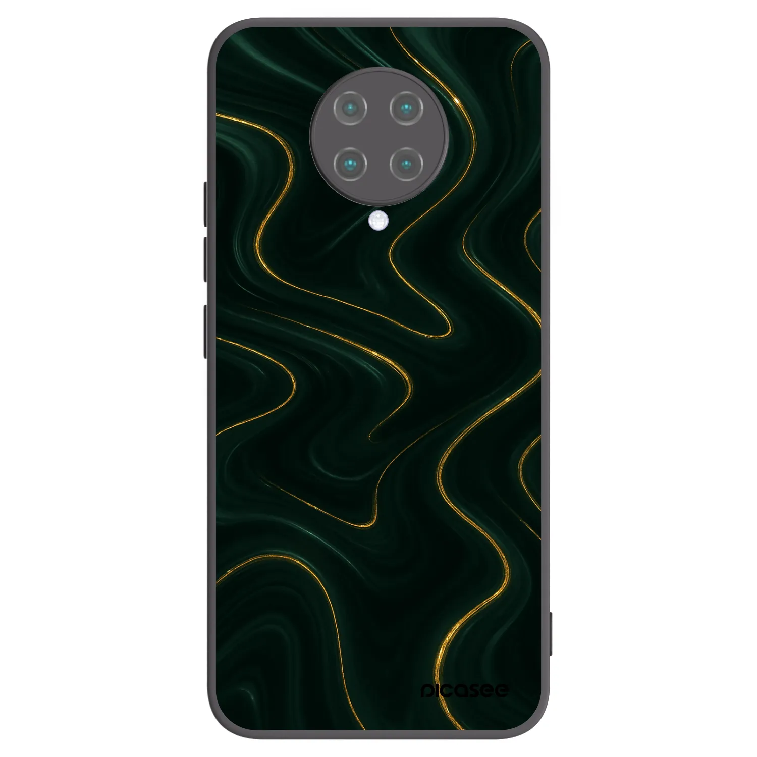 Picasee crna silikonska maskica za Xiaomi Poco F2 Pro - Vawes