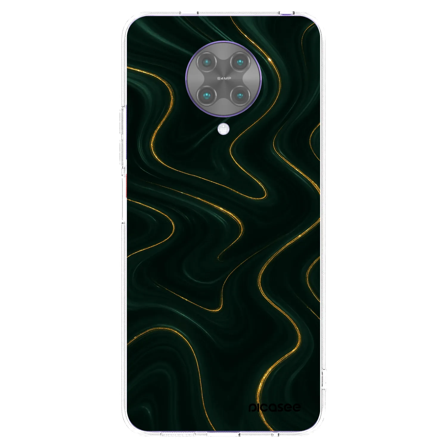 Picasee silikonska prozirna maskica za Xiaomi Poco F2 Pro - Vawes