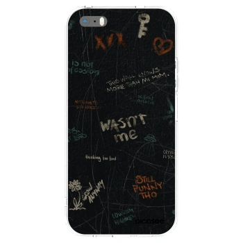 Picasee silikonska prozirna maskica za Apple iPhone 5/5S/SE - CONFESSION