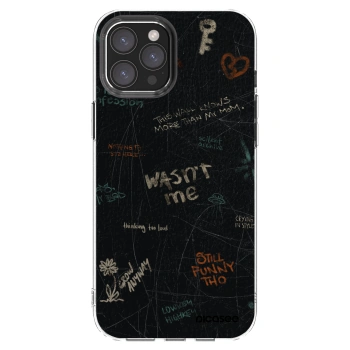 Picasee silikonska prozirna maskica za Apple iPhone 12 Pro Max - CONFESSION