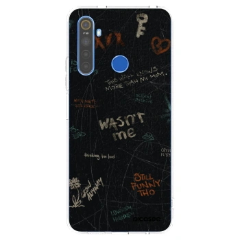 Picasee silikonska prozirna maskica za Realme 5 - CONFESSION